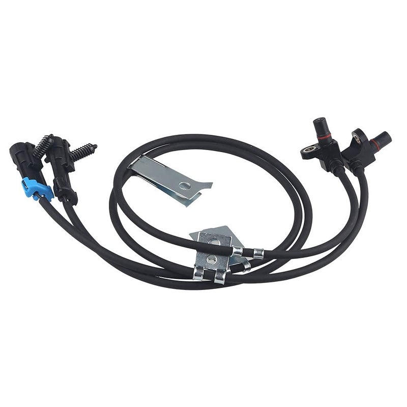 WMPHE Compatible with 2 pcs Front ABS Wheel Speed Sensor Chevy Suburban Silverado Tahoe GMC Yukon Cadillac Escalade 1996 1997 1998 1999 2000 2001 2002 2003 2004 2005, Left & Right 15991986 15997039 - Image 2